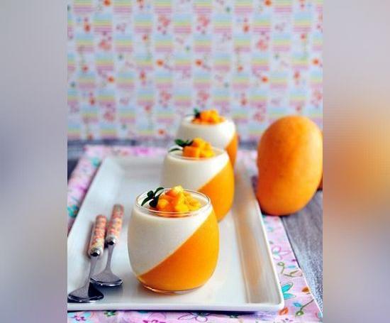 عکس ژله های دو رنگ