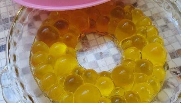عکس ژله با قالب حبابی