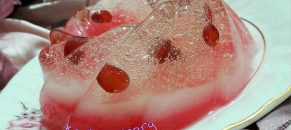 عکس ژله با قالب حبابی