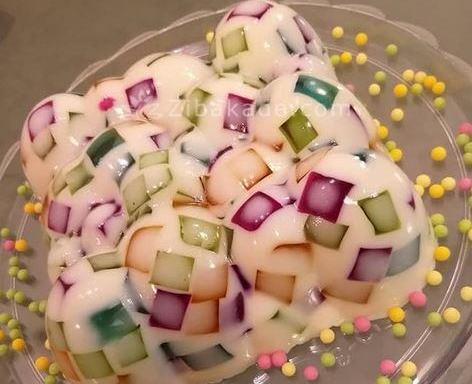 عکس ژله با قالب حبابی