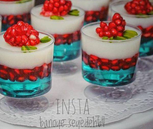 عکس تزیین ژله جامی