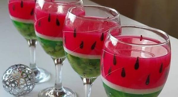 عکس تزیین ژله جامی