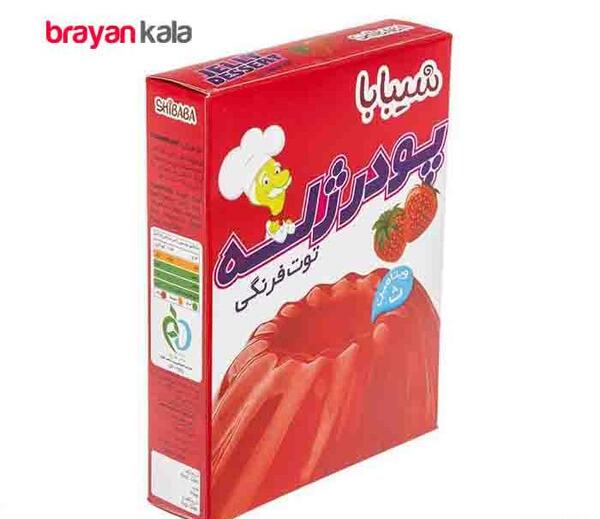 عکس پودر ژله توت فرنگی