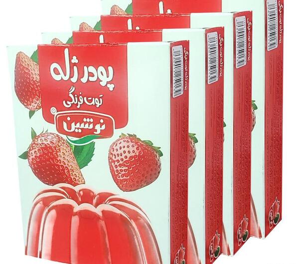 عکس پودر ژله توت فرنگی