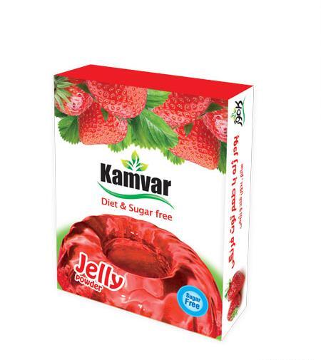 عکس پودر ژله توت فرنگی