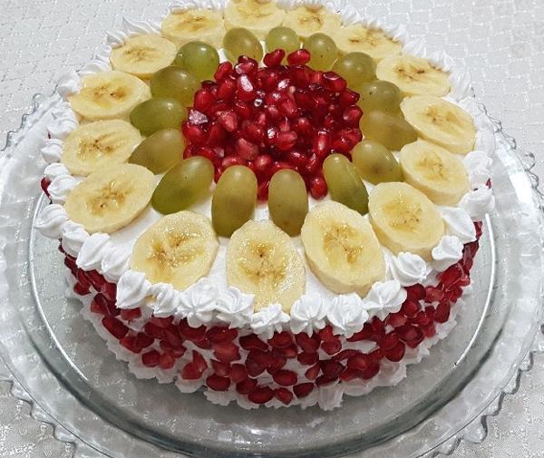 عکس تزیین ژله با پرتقال