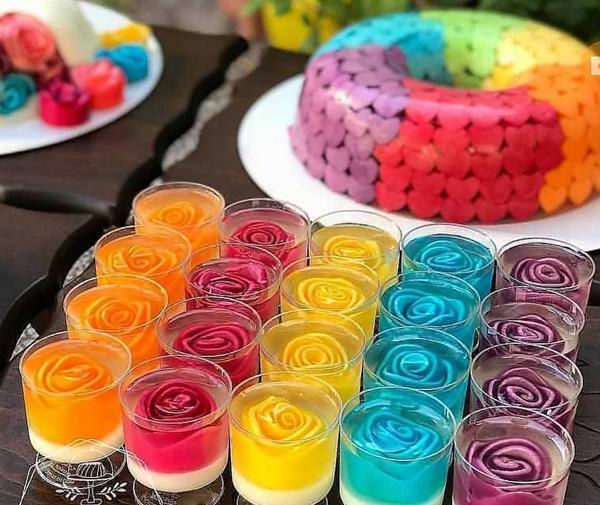 عکس انواع ژله برای تولد