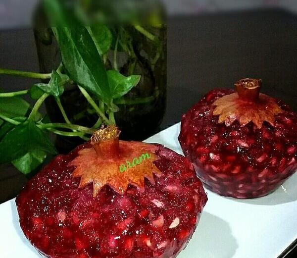 عکس انار ژله ای