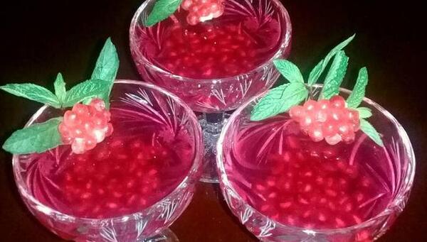 عکس ژله ی انار