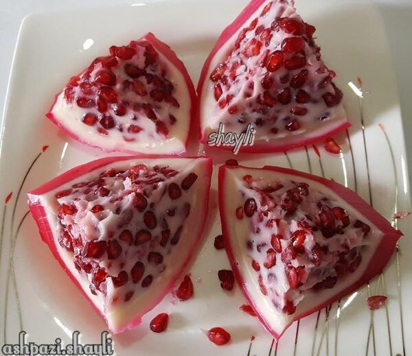 عکس ژله ی انار