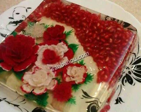 عکس ژله ی انار