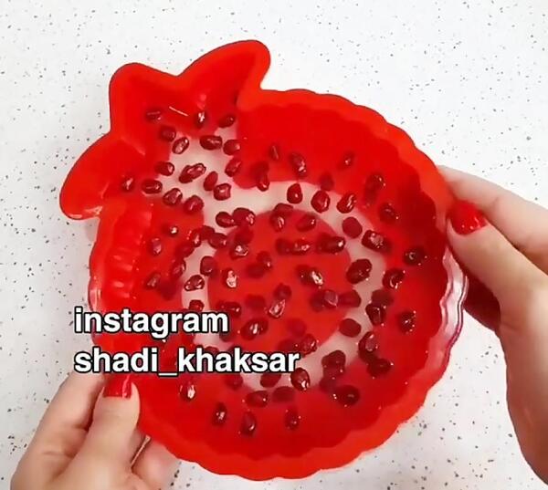 عکس ژله ی انار