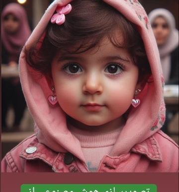 عکس دختر کاپشن صورتی برای پروفایل