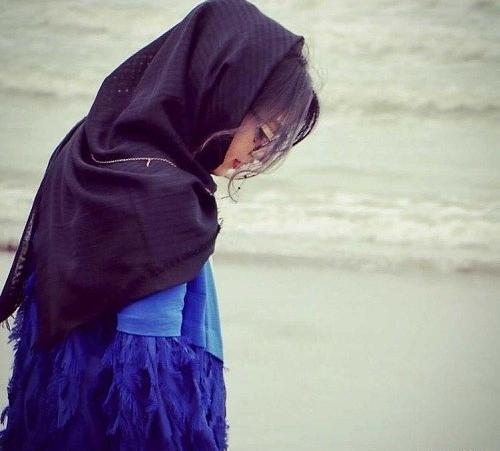 عکس دختر زیبا با روسری برای پروفایل