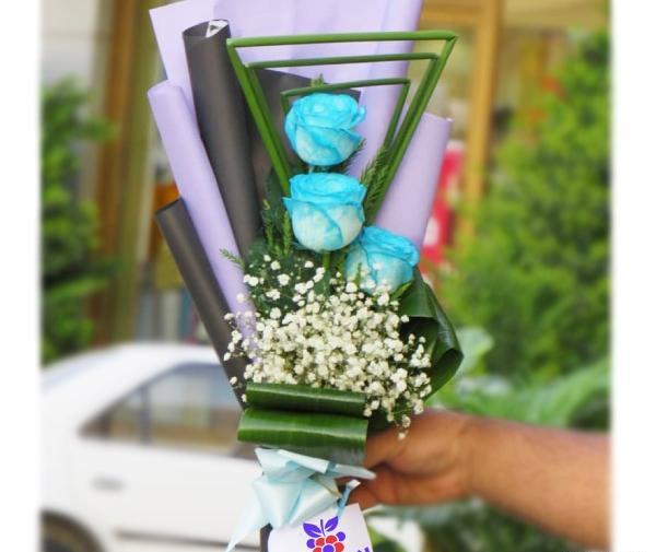 عکس رز آبی زیبا