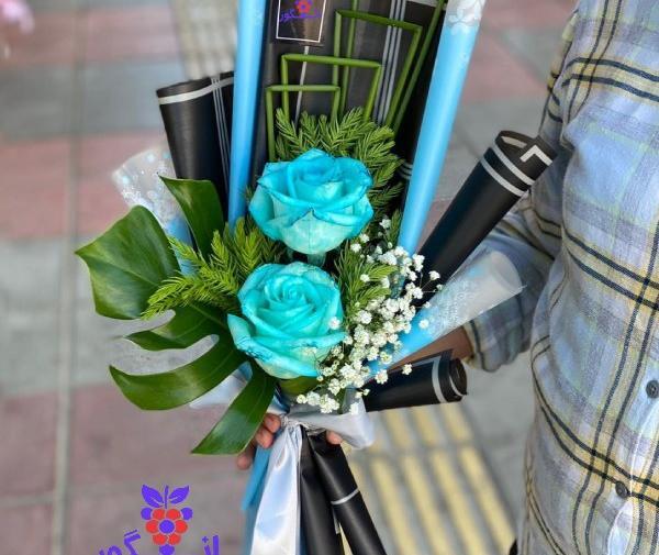 عکس رز آبی زیبا
