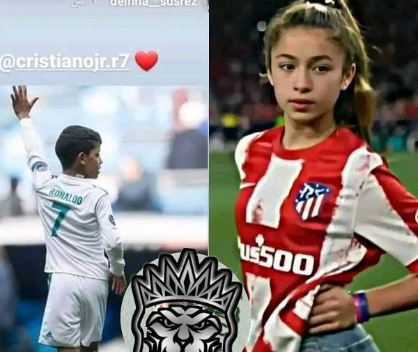عکس رونالدو با زنش در ساحل