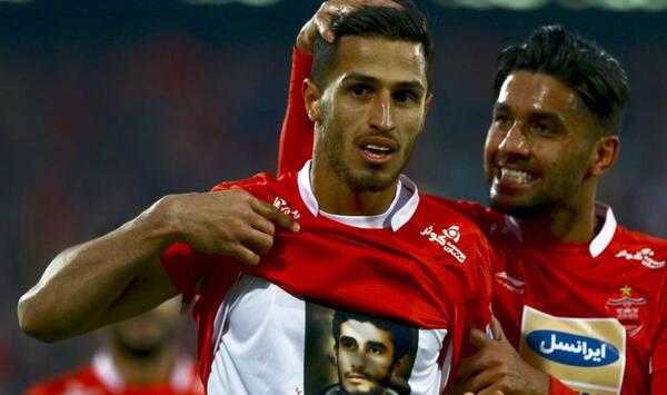 عکس رونالدو در پرسپولیس و مسی در استقلال