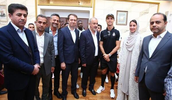 عکس رونالدو تو پرسپولیس