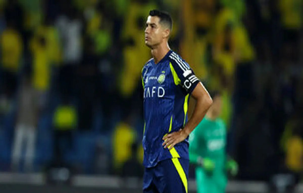 عکس پرش رونالدو در النصر