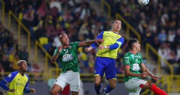 عکس پرش رونالدو در النصر