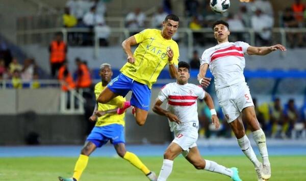 عکس پرش رونالدو در النصر