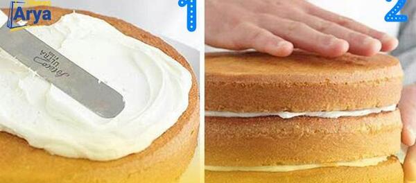 نحوه چسباندن عکس خوراکی روی کیک