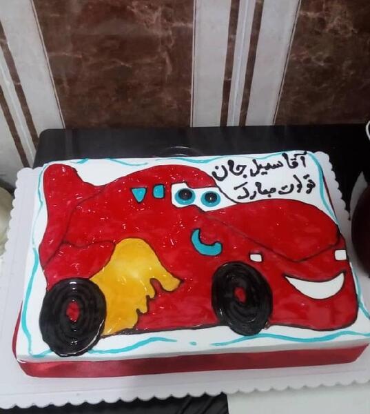 عکس ماشین برای روی کیک