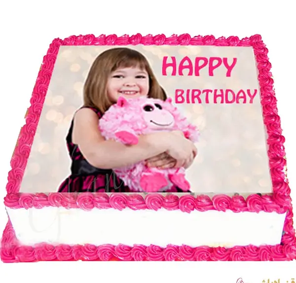چگونه عکس را روی کیک میزنن