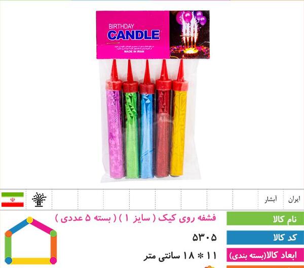 عکس فشفشه برای روی کیک