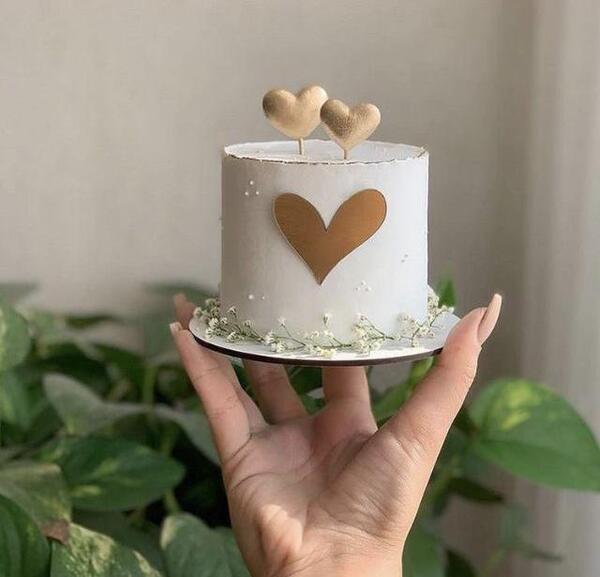 عکس عاشقانه برای روی کیک