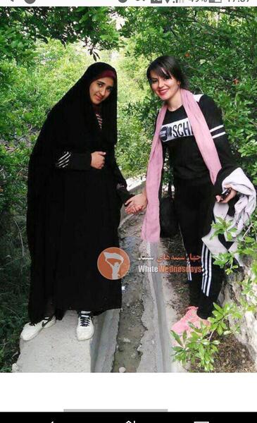 عکس رفیقانه چادری