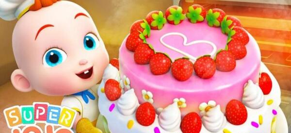 عکس دختر توت فرنگی برای روی کیک