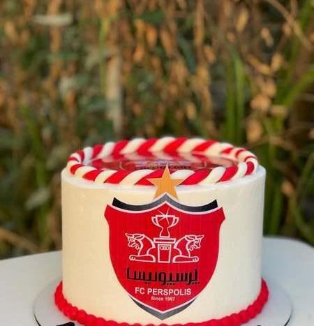 عکس پرسپولیس روی کیک تولد
