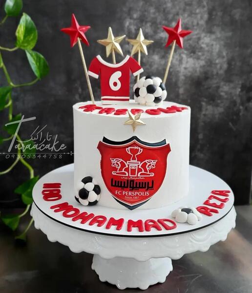 عکس پرسپولیس روی کیک تولد
