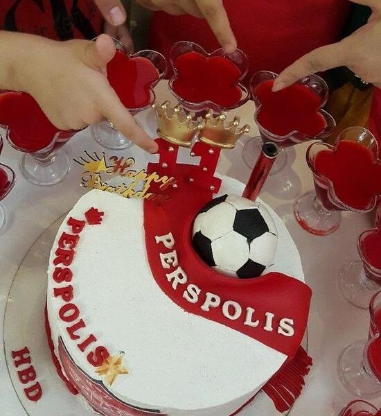 عکس پرسپولیس برای روی کیک