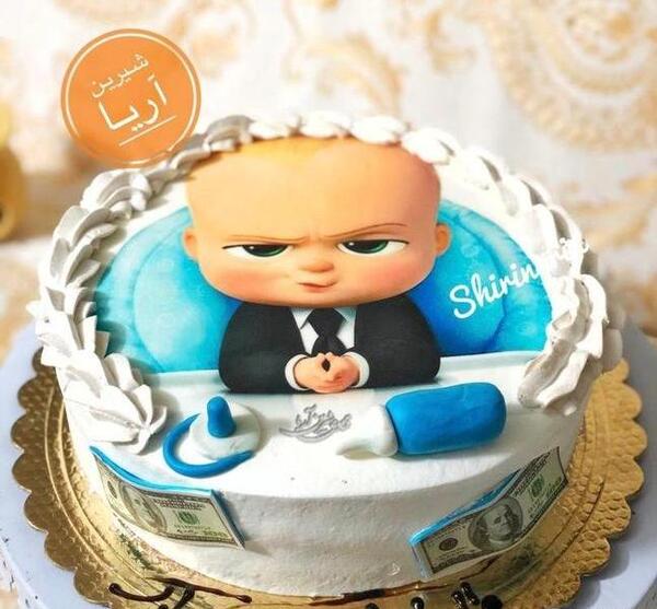 عکس پسرانه برای روی کیک