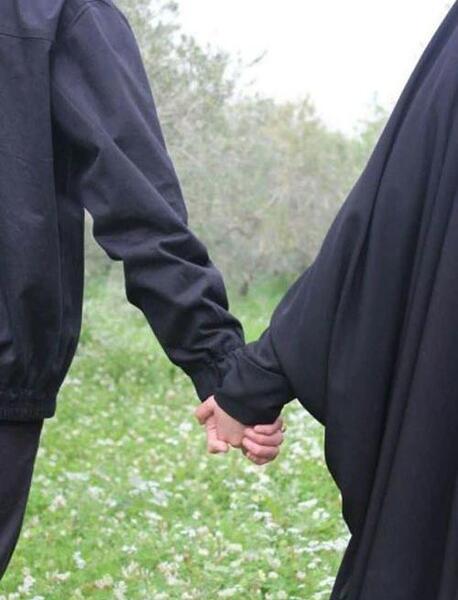 عکس دو رفیق مذهبی