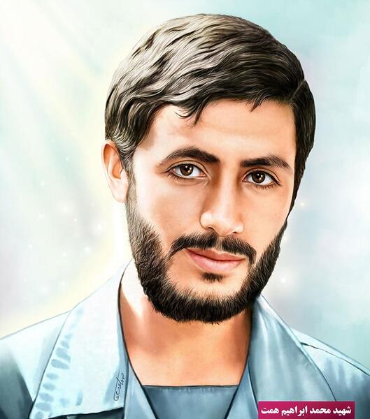 عکس نقاشی رفیق شهیدم