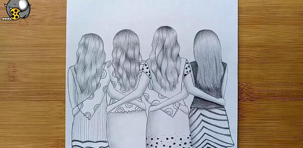 عکس رفیقانه چهار نفره