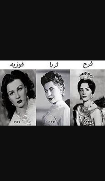 عکس همسران رضا شاه پهلوی
