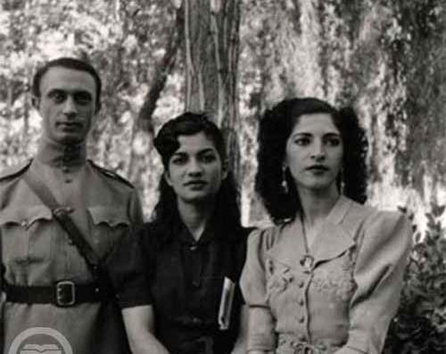عکس محمد رضا شاه با همسرش
