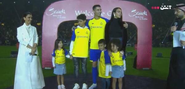 عکس صورت رونالدو در النصر