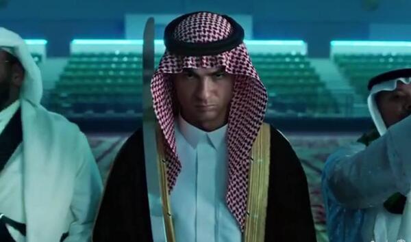 عکس صورت رونالدو در النصر