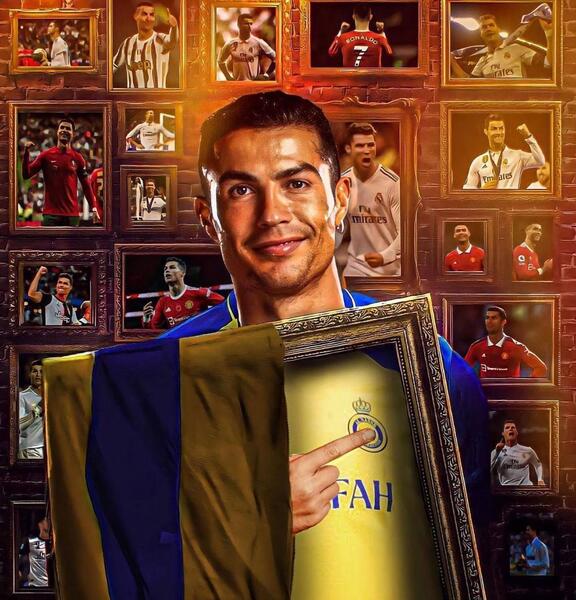 عکس رونالدو برای صفحه گوشی در النصر