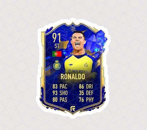 عکس کارتونی رونالدو در النصر
