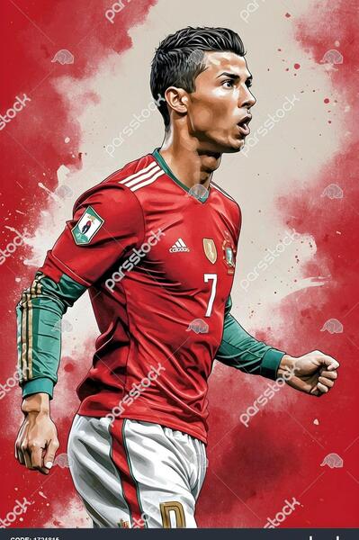 عکس رونالدو لباس پرتغال