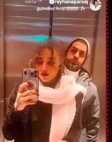 عکس از ریحانه پارسا در خارج
