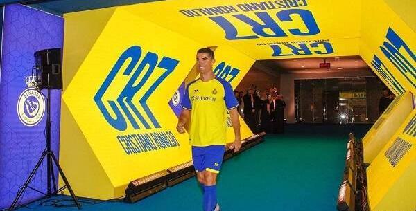 عکس نقاشی رونالدو در النصر