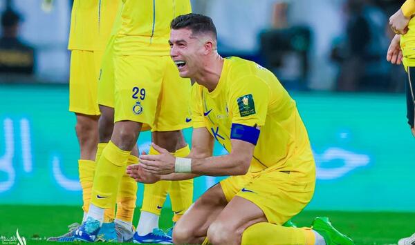 عکس ناراحتی رونالدو در النصر